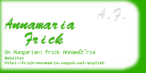 annamaria frick business card